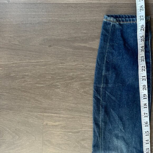NWT 7 For All Mankind Dark Blue High Rise Skinny Jeans - Picture 8 of 12